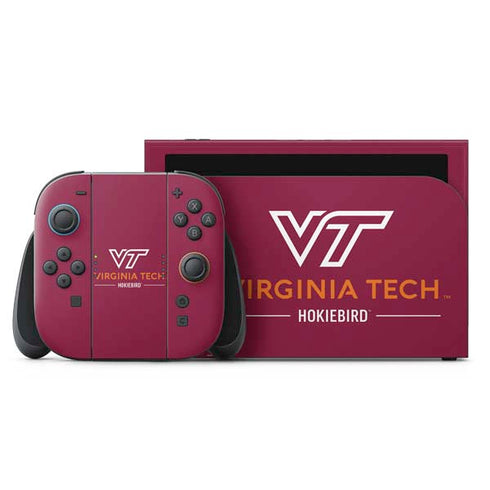 Virginia Tech University Hokiebird Nintendo Switch 2 (2025) with Joy-Con Skin